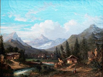 Josef PFEIFFER - Mountain Landscape