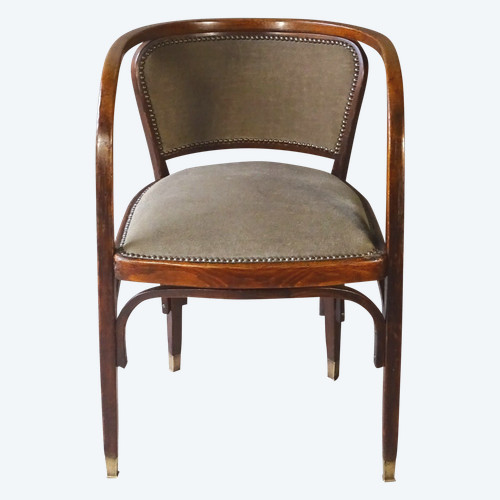 Fauteuil KOHN N°715/F Gustave Siegel , pour Kohn 1905, Backhausen sur commande- no Thonet -