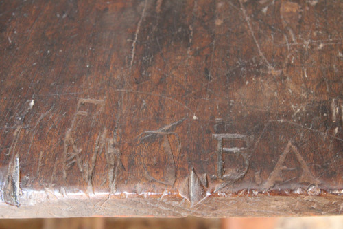 Oak table, late 17th century