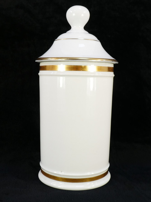 Porcelain PHARMACIE jar from PARIS "FONTEMOING & PEIGNEY" UNG : MATRIS