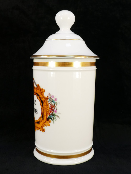 Porcelain PHARMACIE jar from PARIS "FONTEMOING & PEIGNEY" UNG : MATRIS