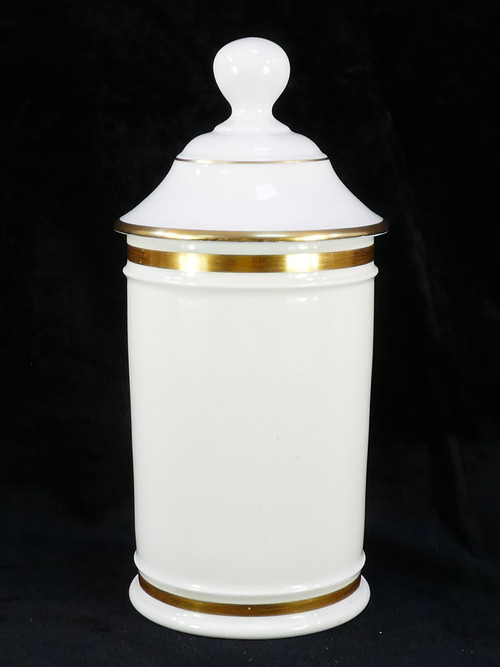 Vaso da farmacia in porcellana di PARIGI "FONTEMOING & PEIGNEY" SAPO OL :OLIV