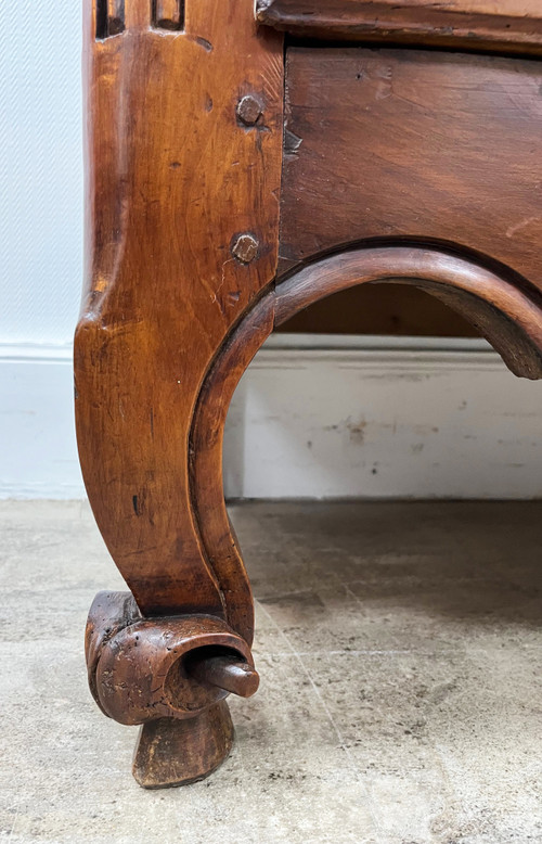 Large walnut cabinet LOUIS XV 19th century period