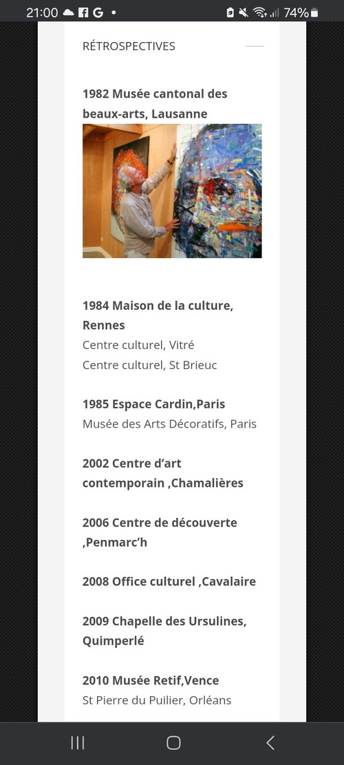 GERARD LE CLOAREC born 1945