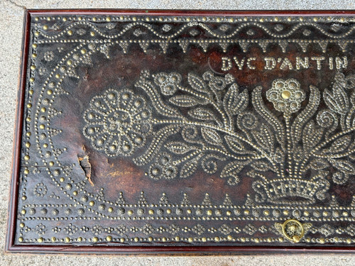 Baule - Coffre De Voyage Riche Decor Clouté Duc d'Antin XVIIIème Siècle