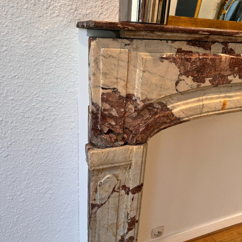 Louis XIV mantel - 17th century - 160x28x122" (160x28x122")