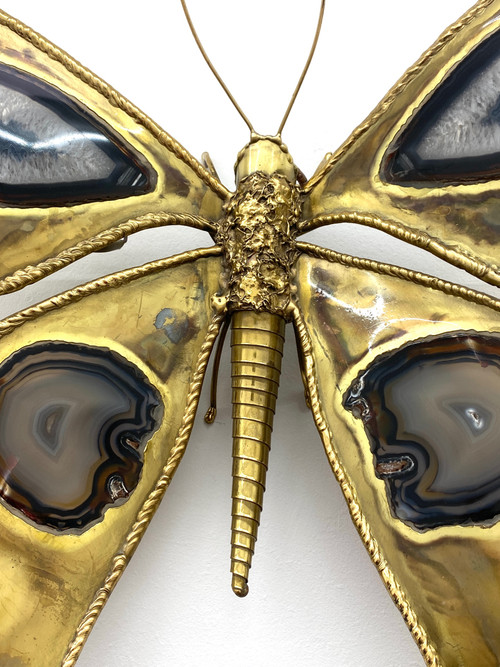 butterfly sconces by Henri Fernandez