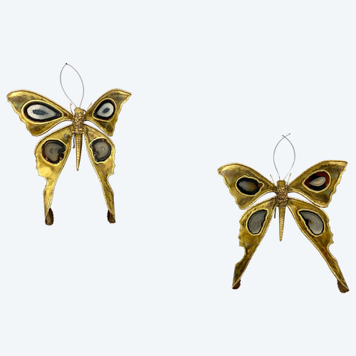 butterfly sconces by Henri Fernandez