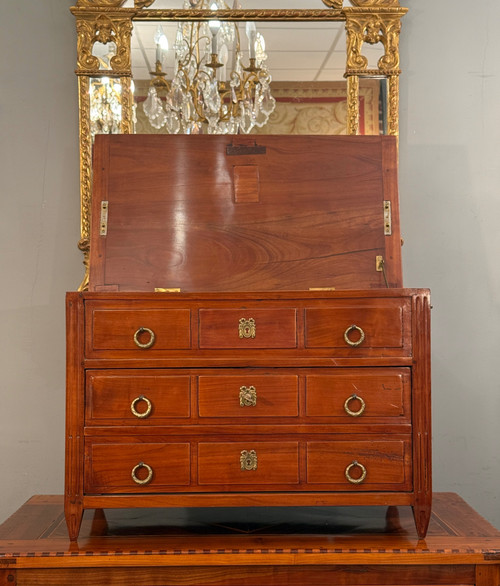 Piccolo cassettone in mogano di epoca Luigi XVI 1780 circa