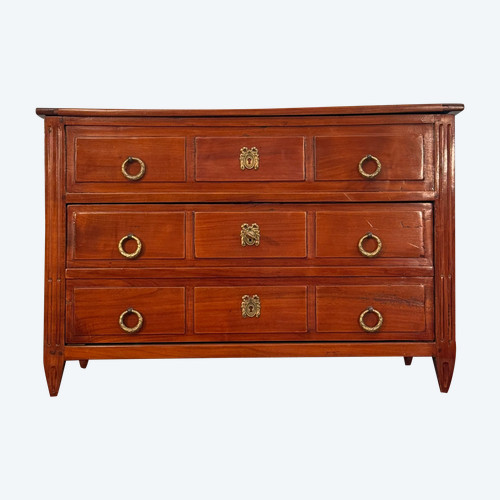 Piccolo cassettone in mogano di epoca Luigi XVI 1780 circa