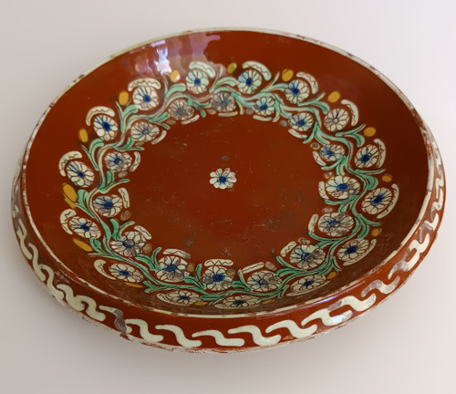Swiss ceramics Pair of rösti dishes hollow dishes with collar late 19th century
