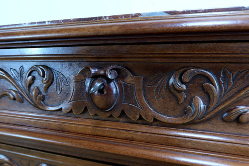 Commode en Noyer P. Guinand-Leglas, style Rennaissance – 1920