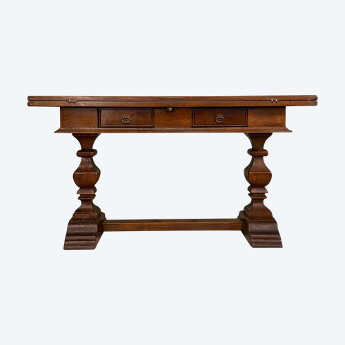 19th Century Oak Console Monastery Table