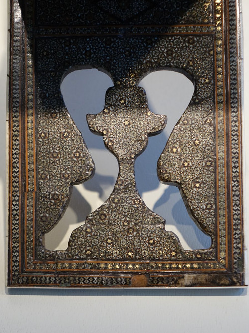 Porta Corano a Khatam-kari, Persia, XIX secolo.