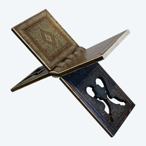 Porta Corano a Khatam-kari, Persia, XIX secolo.