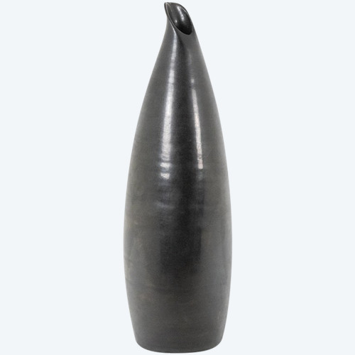 Les Potiers d’Accolay. Vase in turned earthenware. Circa 1955. LS5990509H