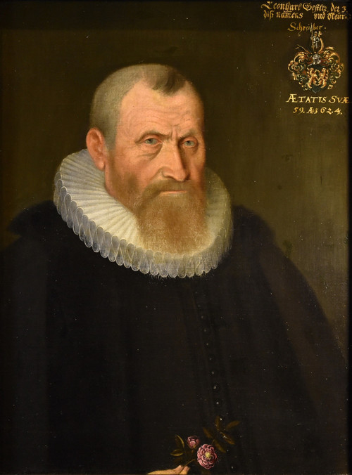 Ritratto di gentiluomo, Michiel Jansz van Mierevelt (Delft 1566 - 1641) cerchia