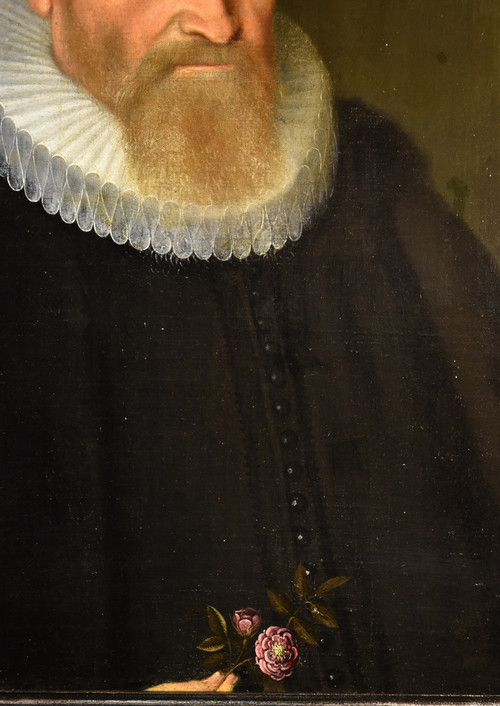 Ritratto di gentiluomo, Michiel Jansz van Mierevelt (Delft 1566 - 1641) cerchia