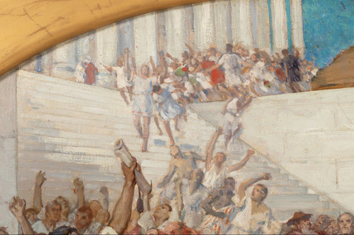 Marc-Antoine devant le corps de César