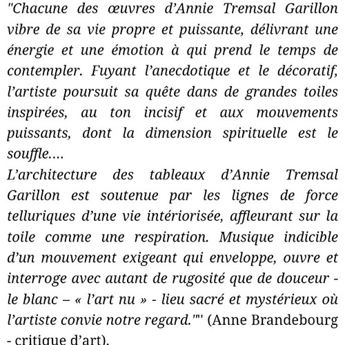 ANNIE TREMSAL GARILLON