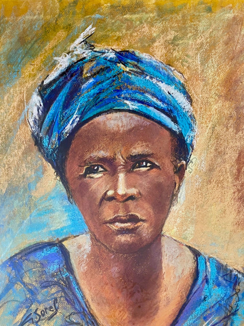 Pastel by Gérald Sorel