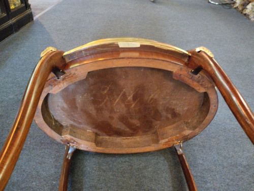 Tea Table - Mahogany - Louis XV - Late 19th Century