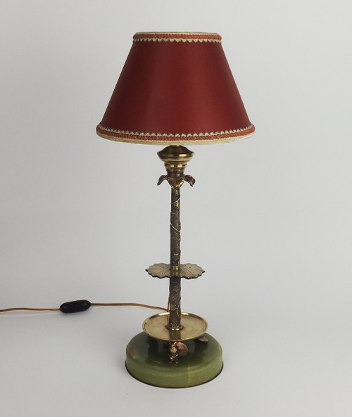 Lampe  en bronze Asie