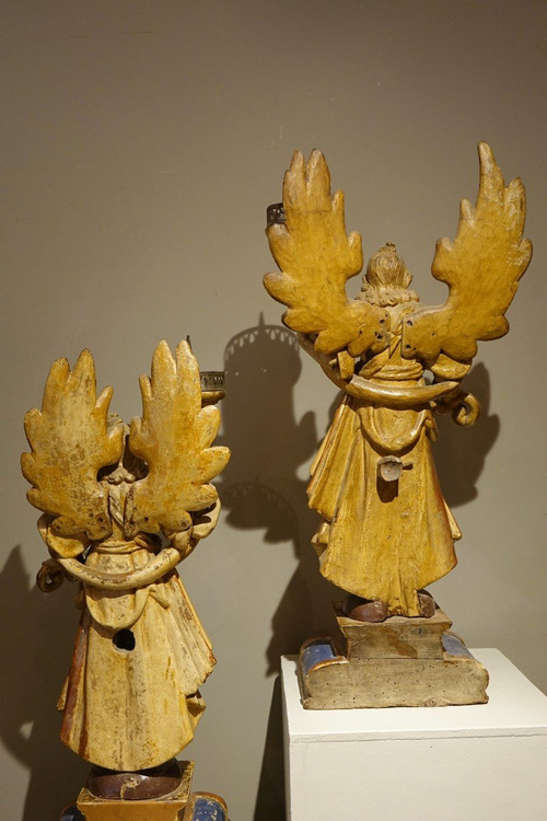 Quattro angeli ceroferari, Italia o Provenza, XVII sec.