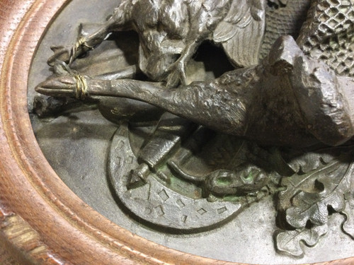Jagdtrophäe aus dem 19. Jahrhundert 