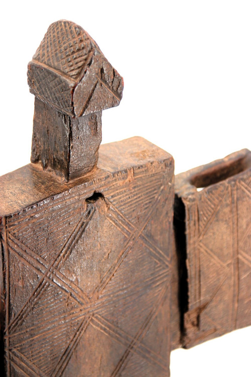 MOSSI anthropomorphic door lock from Burkina Faso