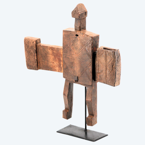 MOSSI anthropomorphic door lock from Burkina Faso