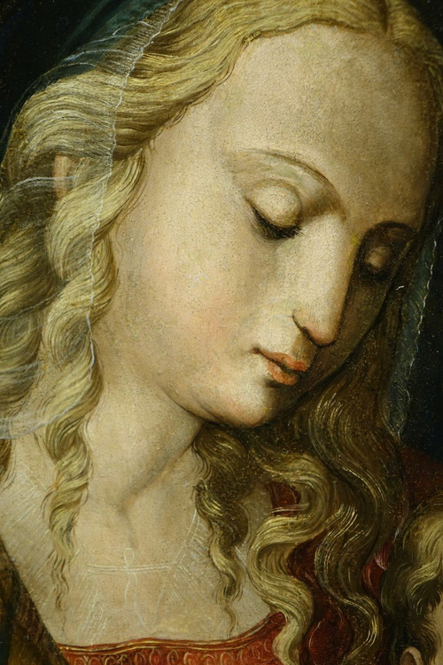Sacra Famiglia, olio su tavola, Italia, 1500-1520 ca.