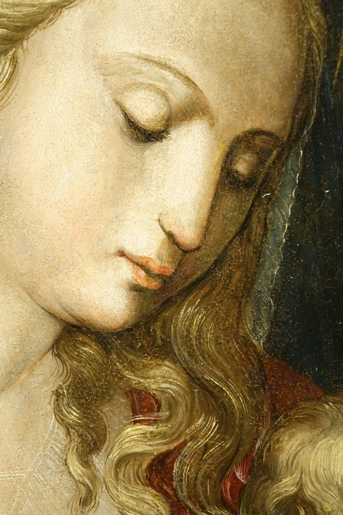 Sacra Famiglia, olio su tavola, Italia, 1500-1520 ca.
