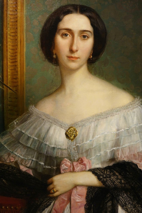 Porträt einer jungen Aristokratin, Frankreich, um 1850