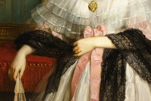 Porträt einer jungen Aristokratin, Frankreich, um 1850