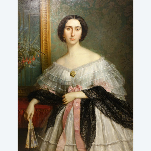 Porträt einer jungen Aristokratin, Frankreich, um 1850