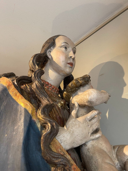 Très grande Vierge à l'Enfant, Allemagne du sud, 16e S.