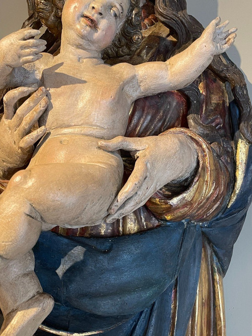Très grande Vierge à l'Enfant, Allemagne du sud, 16e S.