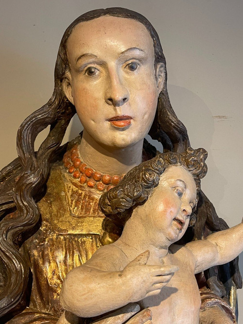 Très grande Vierge à l'Enfant, Allemagne du sud, 16e S.