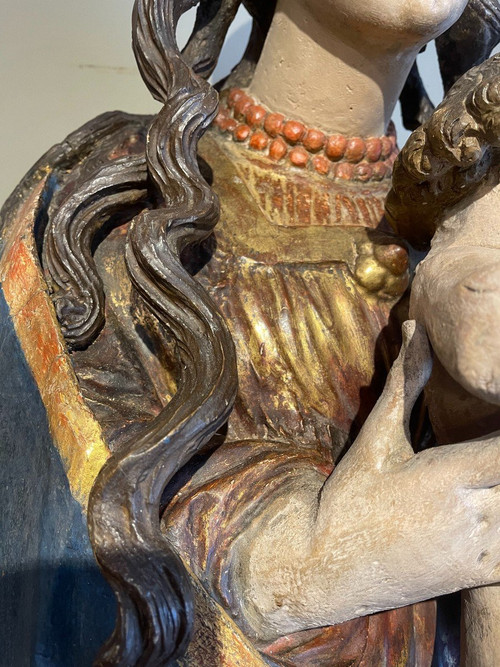 Très grande Vierge à l'Enfant, Allemagne du sud, 16e S.
