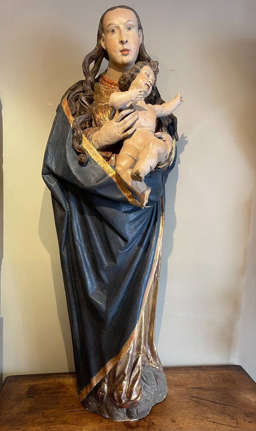 Très grande Vierge à l'Enfant, Allemagne du sud, 16e S.