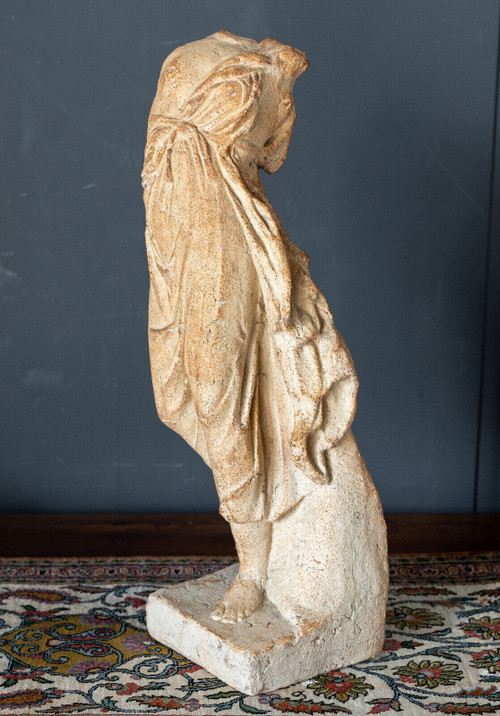 Statue of a woman dancing in the Antique style, modeled by Michel Caryl's workshop in Provence