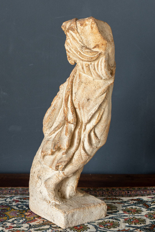 Statue of a woman dancing in the Antique style, modeled by Michel Caryl's workshop in Provence