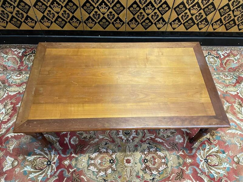 Table basse en merisier de style Louis Philippe 