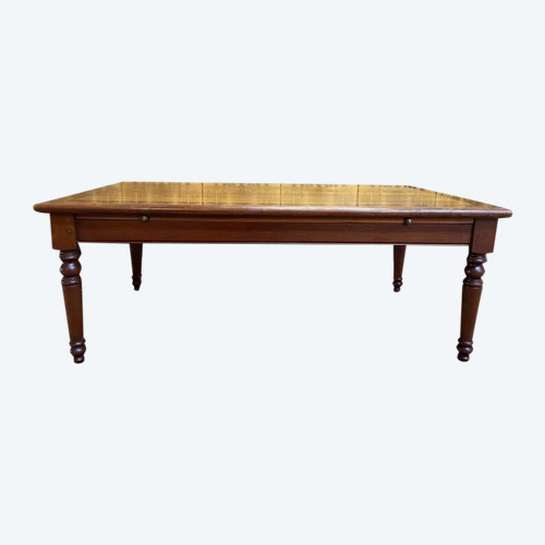Table basse en merisier de style Louis Philippe 
