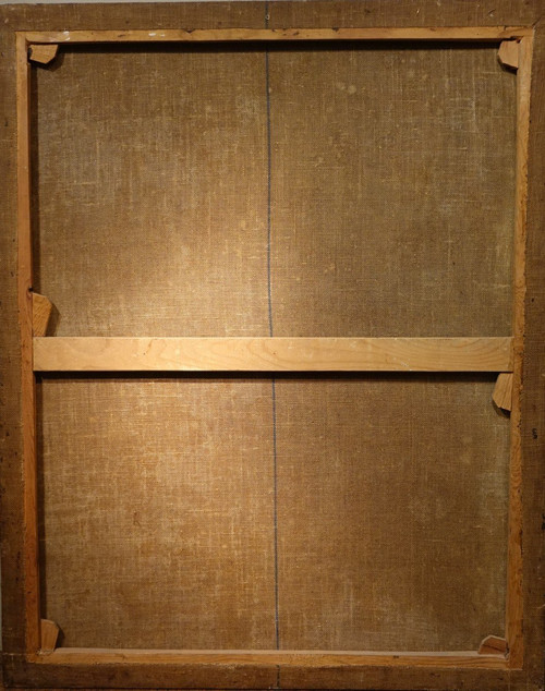 Olio su tela "La Trinità", Spagna, XVII secolo.