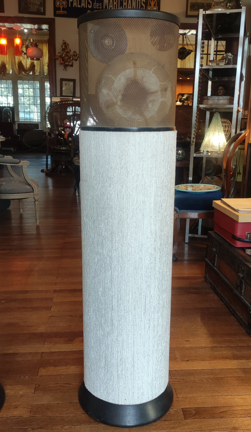 Pair of large vintage floorstanding speakers from the 1960s/1970s, Charlin brand.