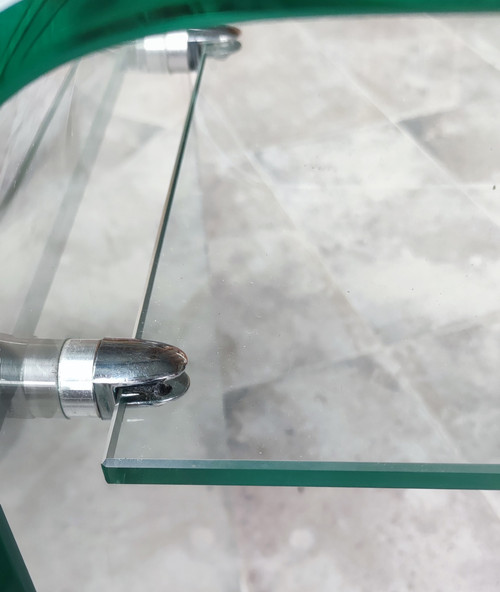 Designer-Konsole aus thermogeformtem Hartglas