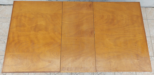 Scandinavian beech drop-leaf table