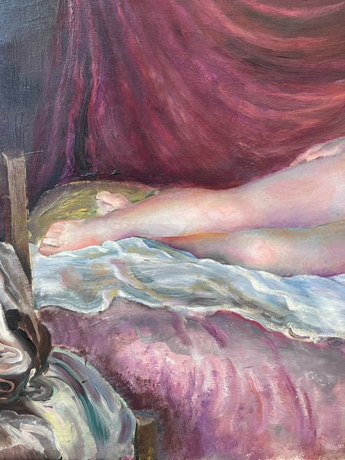 Camille ROCHE (1894–1948), "Sleeping girl", nude